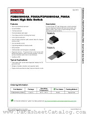 FDBS09H04_F085A datasheet pdf Fairchild Semiconductor