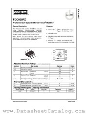 FDC608PZ datasheet pdf Fairchild Semiconductor