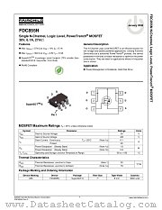 FDC855N datasheet pdf Fairchild Semiconductor