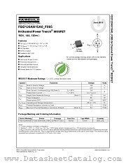 FDD120AN15_F085 datasheet pdf Fairchild Semiconductor