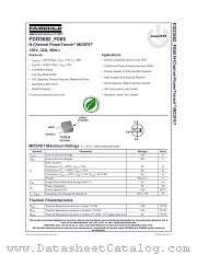 FDD3682_F085 datasheet pdf Fairchild Semiconductor