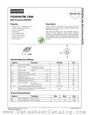 FDD6N50TM_F085 datasheet pdf Fairchild Semiconductor