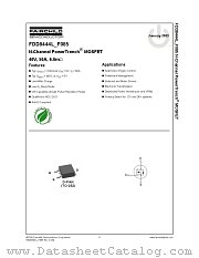 FDD8444L_F085 datasheet pdf Fairchild Semiconductor