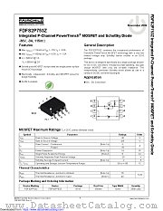 FDFS2P753Z datasheet pdf Fairchild Semiconductor