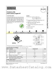 FDG6301N_F085 datasheet pdf Fairchild Semiconductor