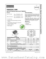 FDG6332C_F085 datasheet pdf Fairchild Semiconductor