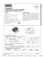 FDG8842CZ datasheet pdf Fairchild Semiconductor