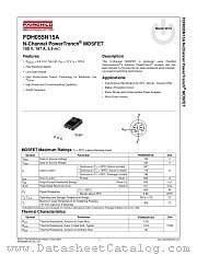 FDH055N15A datasheet pdf Fairchild Semiconductor