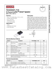 FDH45N50F datasheet pdf Fairchild Semiconductor