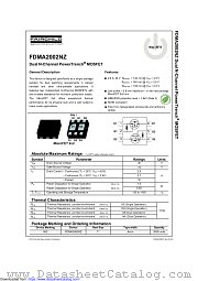 FDMA2002NZ datasheet pdf Fairchild Semiconductor