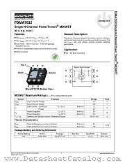 FDMA7632 datasheet pdf Fairchild Semiconductor