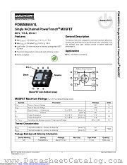 FDMA86551L datasheet pdf Fairchild Semiconductor
