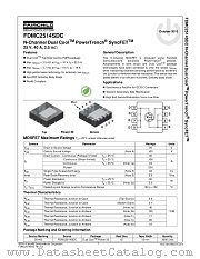 FDMC2514SDC datasheet pdf Fairchild Semiconductor
