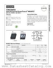 FDMC6890NZ datasheet pdf Fairchild Semiconductor