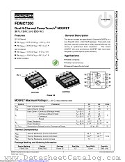 FDMC7200 datasheet pdf Fairchild Semiconductor