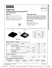 FDMC7672S datasheet pdf Fairchild Semiconductor