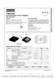 FDMC8296 datasheet pdf Fairchild Semiconductor