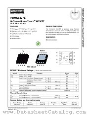 FDMC8327L datasheet pdf Fairchild Semiconductor