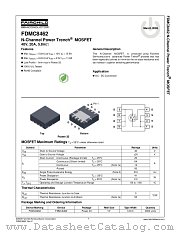 FDMC8462 datasheet pdf Fairchild Semiconductor