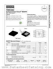 FDMC8884 datasheet pdf Fairchild Semiconductor
