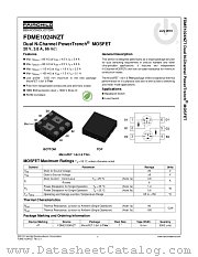 FDME1024NZT datasheet pdf Fairchild Semiconductor