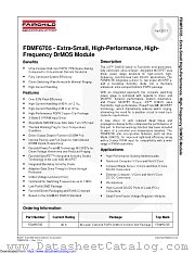 FDMF6705 datasheet pdf Fairchild Semiconductor