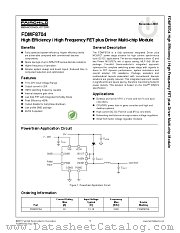 FDMF8704 datasheet pdf Fairchild Semiconductor