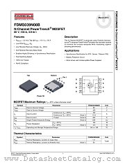 FDMS039N08B datasheet pdf Fairchild Semiconductor