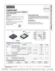 FDMS6673BZ datasheet pdf Fairchild Semiconductor