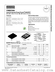 FDMS7606 datasheet pdf Fairchild Semiconductor