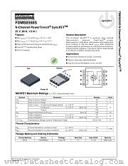 FDMS8558S datasheet pdf Fairchild Semiconductor