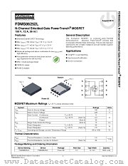 FDMS86252L datasheet pdf Fairchild Semiconductor
