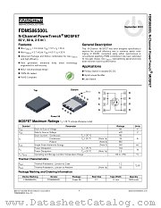 FDMS86500L datasheet pdf Fairchild Semiconductor