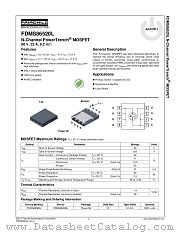 FDMS86520L datasheet pdf Fairchild Semiconductor