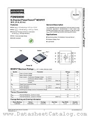 FDMS8880 datasheet pdf Fairchild Semiconductor