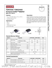 FDP51N25 datasheet pdf Fairchild Semiconductor