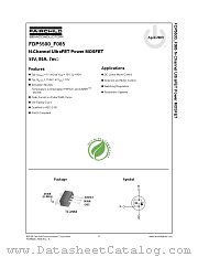 FDP5500_F085 datasheet pdf Fairchild Semiconductor