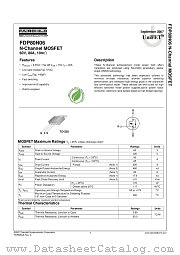 FDP80N06 datasheet pdf Fairchild Semiconductor