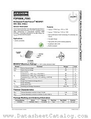 FDP8896_F085 datasheet pdf Fairchild Semiconductor