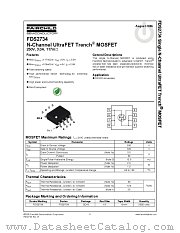 FDS2734 datasheet pdf Fairchild Semiconductor