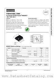 FDS4435BZ_F085 datasheet pdf Fairchild Semiconductor