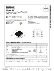 FDS86106 datasheet pdf Fairchild Semiconductor
