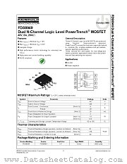 FDS8949 datasheet pdf Fairchild Semiconductor