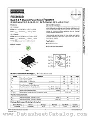 FDS8958B datasheet pdf Fairchild Semiconductor