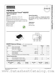 FDT86246 datasheet pdf Fairchild Semiconductor