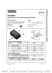 FDY300NZ datasheet pdf Fairchild Semiconductor