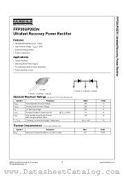 FFP20UP20DN datasheet pdf Fairchild Semiconductor