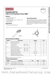 FGA25N120FTD datasheet pdf Fairchild Semiconductor