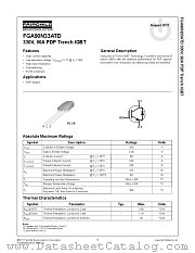 FGA90N33ATD datasheet pdf Fairchild Semiconductor