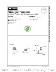 FGB3236_F085 datasheet pdf Fairchild Semiconductor